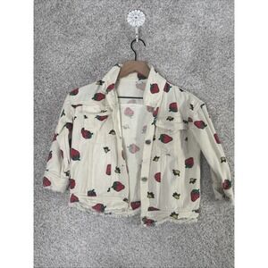 Kids Strawberry & Corn Picking Denim Jacket - Size 6/8‎